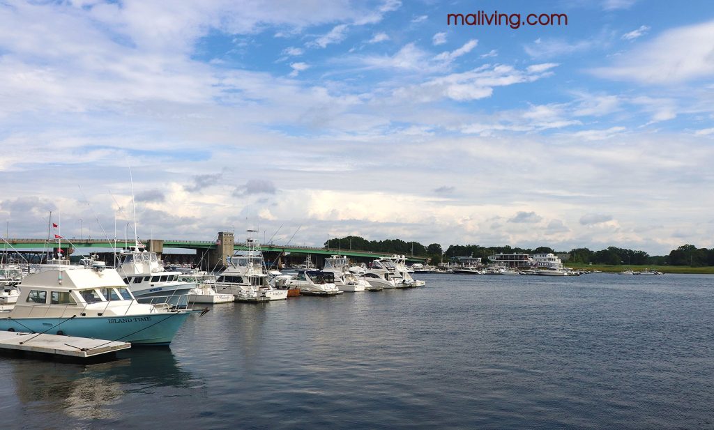 View of the Merrimack River at Newburyport Massachusetts 